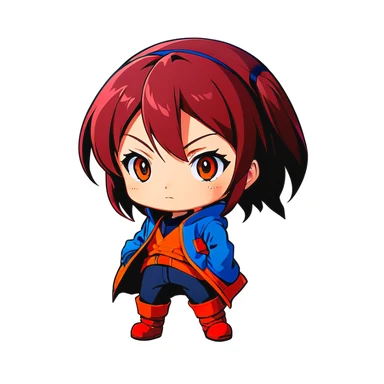 anime characters sticker