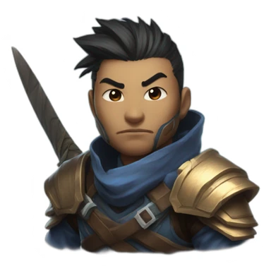yasuo from league of legends sticker