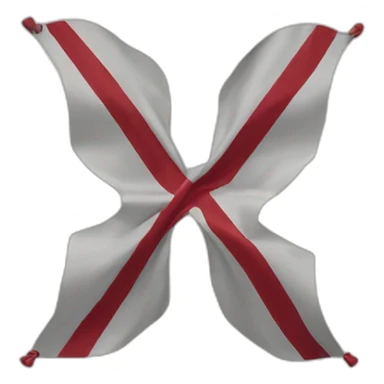 Drapeau croix sticker