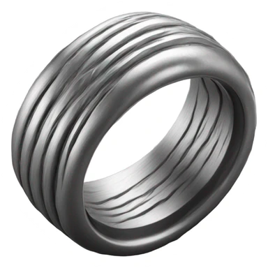 Wrinkly ring sticker