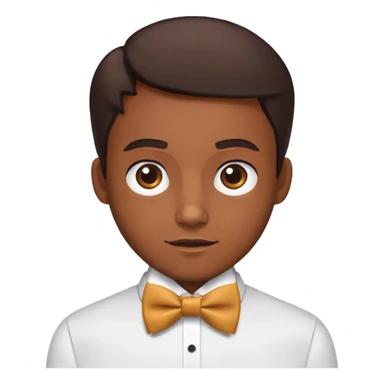 Articularse con moño sticker