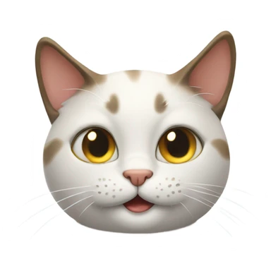 Cat smirking  sticker