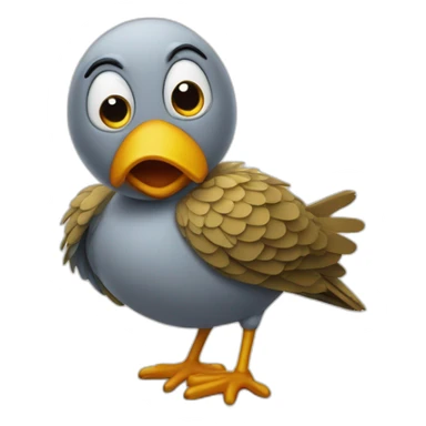 GOOBERS THE BIRD COMMITTING TAX FRAUD sticker