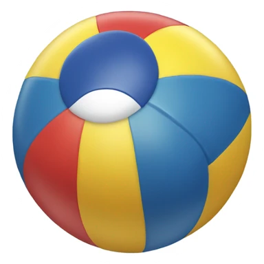 Buttery beach ball  sticker