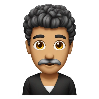 Hasbulla with mustac sticker