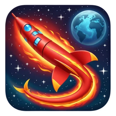 red space comet sticker