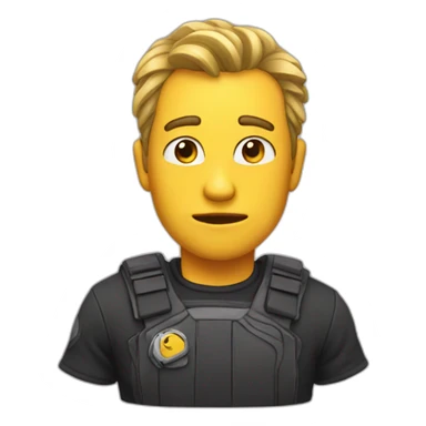 Character who sucks sticker