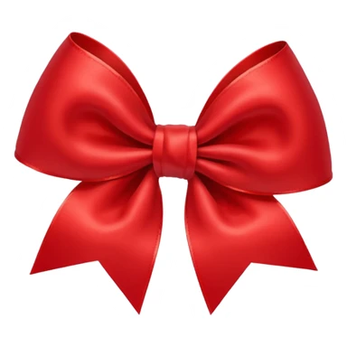 red bow with the "S" logo in the center of the bow sticker