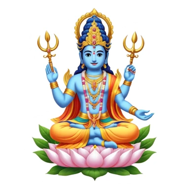 combined form of Bhagwan Vishnu 10 avatars. sticker