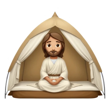 Jesus Christ tent sticker