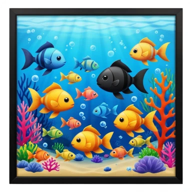 the first one with fishes sticker