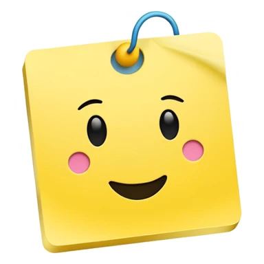 Post it note  sticker