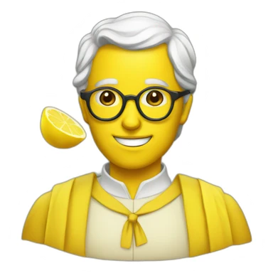 lemon scholar sticker