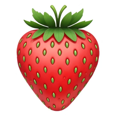 Una fresa pero dibujada sin color  sticker