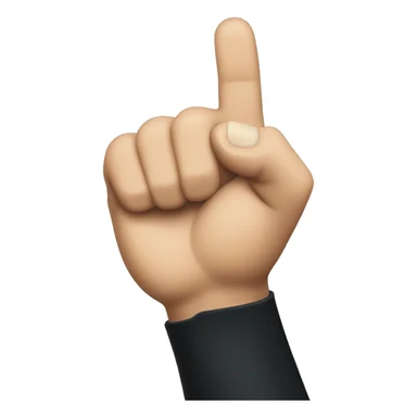 Batman thumb point to the side sticker