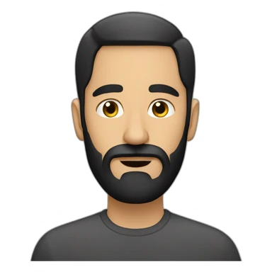 bearded-punjabi-combover-man-black-hair-thinking sticker