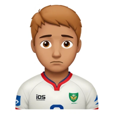 Sad rugby sticker
