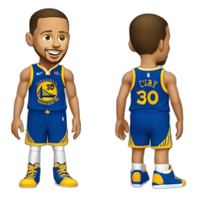 Stephen Curry qui fait des grimaces sticker