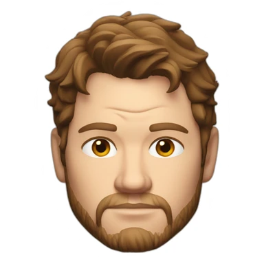 chris pratt serious sticker