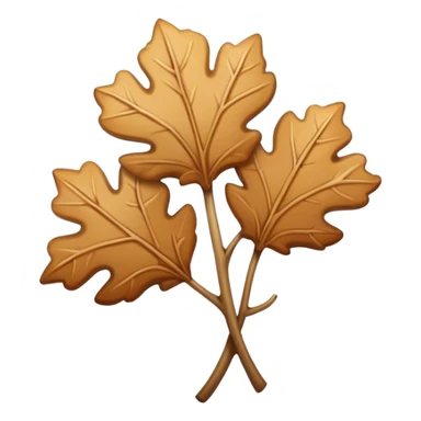 nature hearb beige sticker