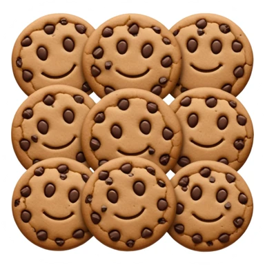 dark brown cookie sticker