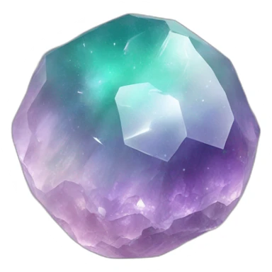 Pastel Fluorite Crystal Orb sticker