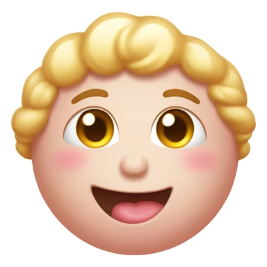 blushing emoji with feet  sticker