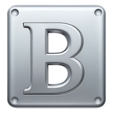 letter d embossed sticker