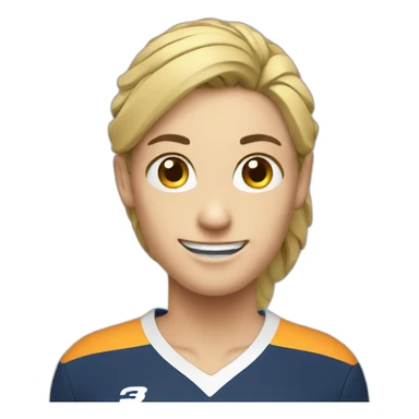 Services au volleyball sticker