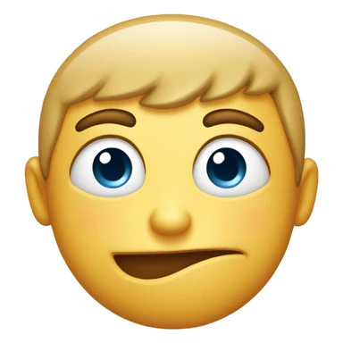 Smirk face with sweaty forehead sticker