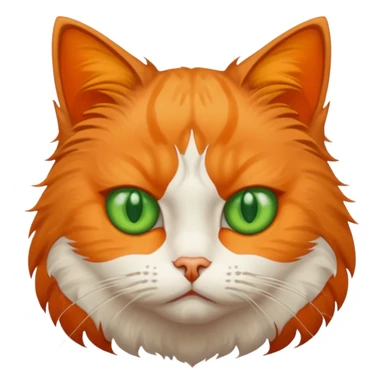 a cat is sad and mad sticker