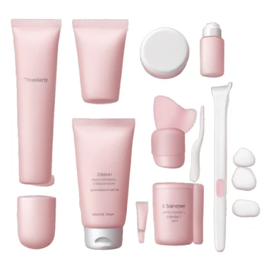 skin care Kit light pink sticker