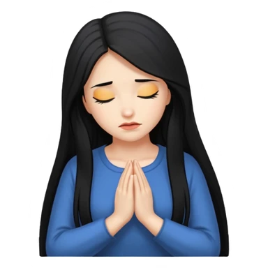 woman bowing deeply sticker