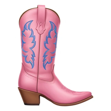 pink cowgirl boots sticker
