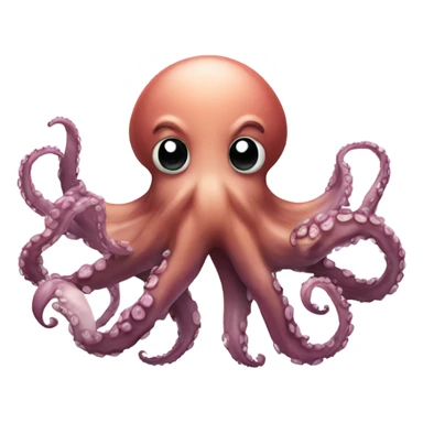 an octopus with fat lips sticker