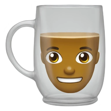 glass coffee mug sticker