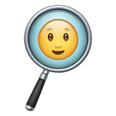 magnifier glass sticker