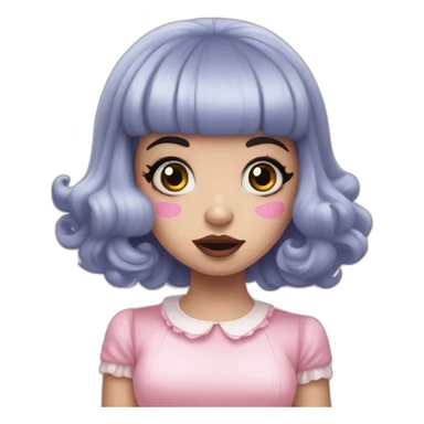 melanie martinez pink creature sticker
