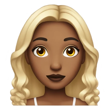 Girls with makeup sticker