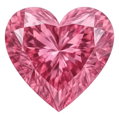 pink heart diamon  , remove background sticker