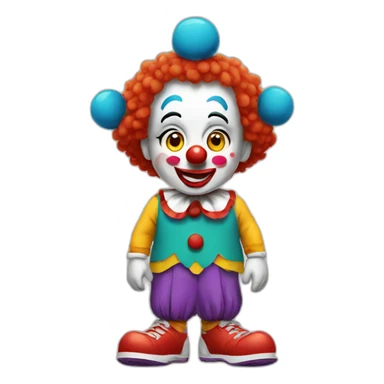 Clown wear nike  sticker