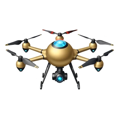 flying orb shaped futuristic targeting drone acquires target and paints with laser. sci-fi war. no propellers  sticker