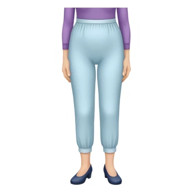 a Woman, mid 50, wearing incontinence pants sticker