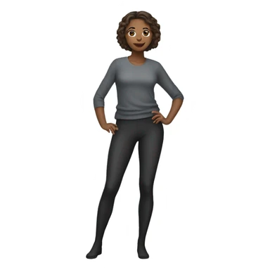 woman in outfit and tights sticker