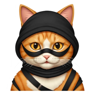 A robber cat sticker