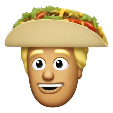 Donald trump taco sticker