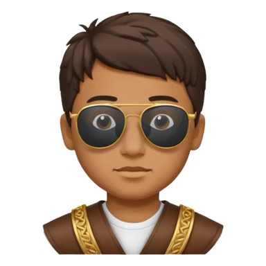 roma ancient boy with sunglasses sticker