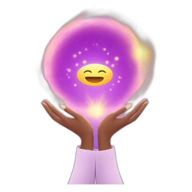 energy healing with hands sticker
