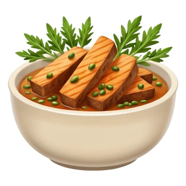 brown stock in bowl sticker