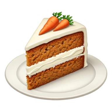 slice of carrot cake sticker